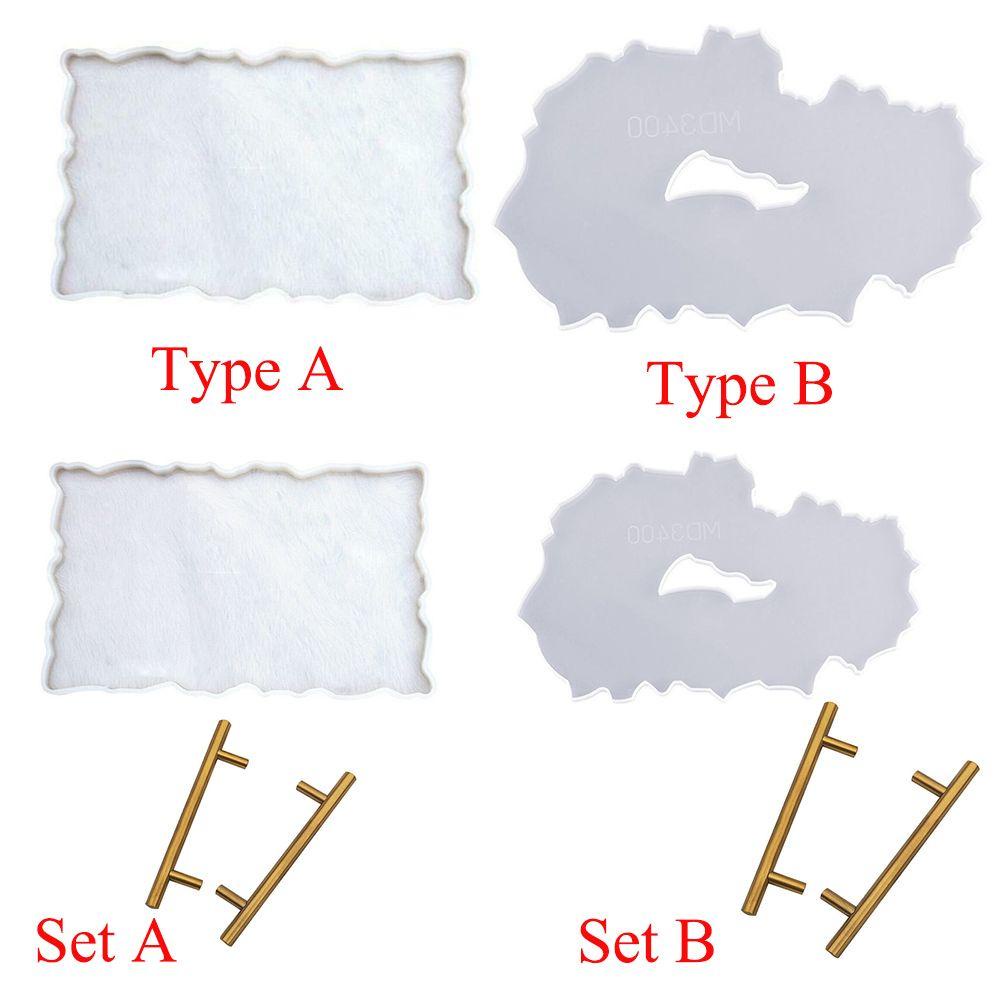 R-flower Tray Cetakan Handmade Irregular DIY Art Table Mat
