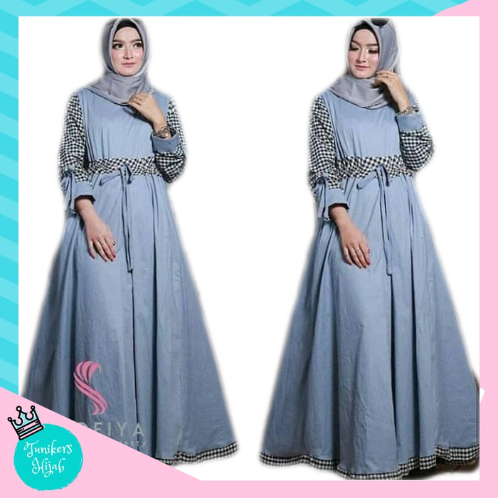 MURAH Pakaian atasan set muslimah sabyan ibu wanita Pakaian Hijab Wanita Baju Gamis Syari Dress Wan