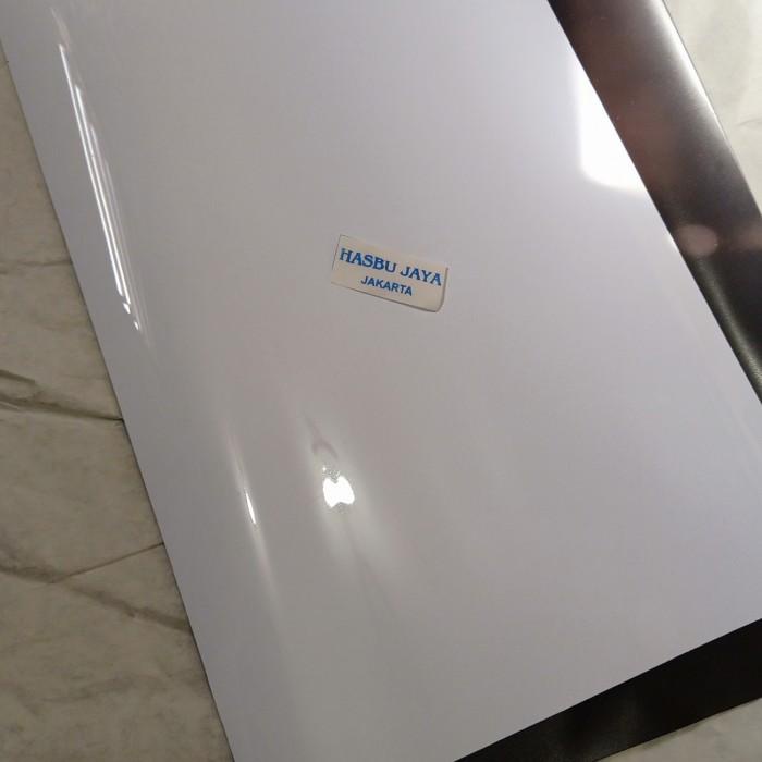

Magnet White board Sheet 48cm x 30cm Tebal 0,7mm PET Glossy