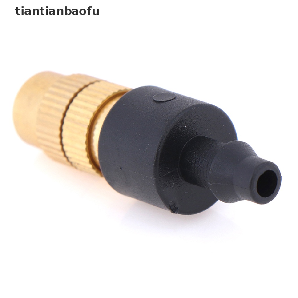 [tiantianbaofu] 5Pcs Copper Misting Fog Cooling Nozzles Atomizing Sprayers For 4/7mm Hose Boutique