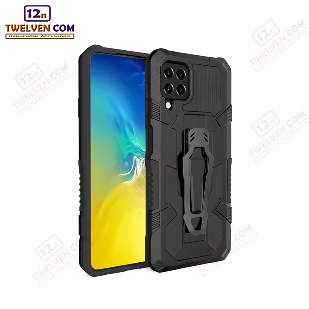 Case Shockproof Samsung M32 Armor Hardcase Stand Clip