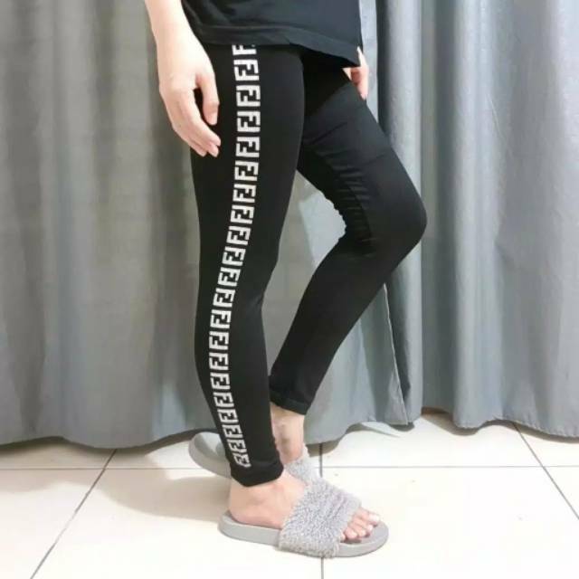 Legging import murah / LEGGING FF SILVER