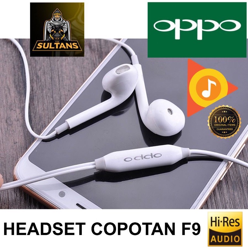 Hf headset oppo F9 original cabutan grade A Produk Terpopuler Sen