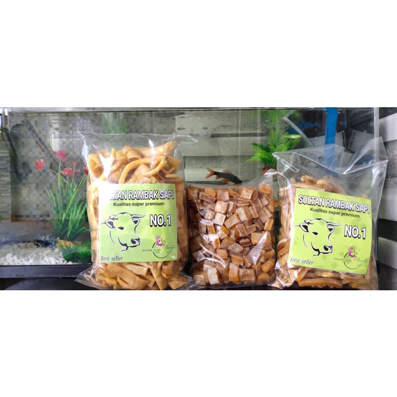 

Produsen Krupuk Rambak Sultan Kualitas Super Premium (500g) / Krecek Rambak Kulit Sapi