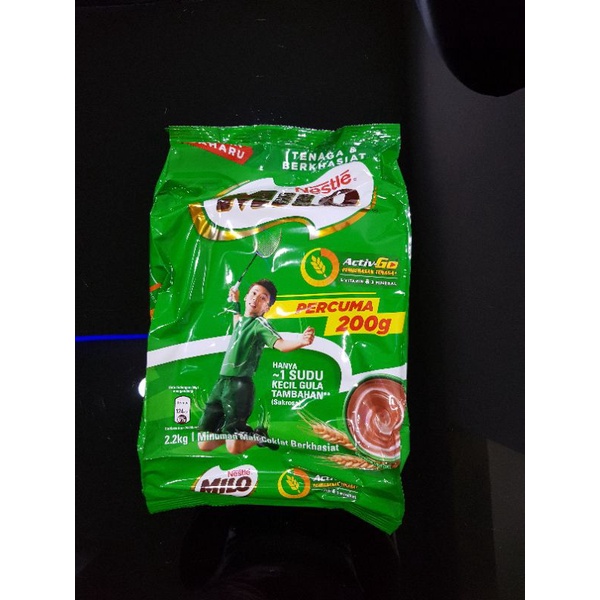 milo bubuk original malaysia 2.2kg