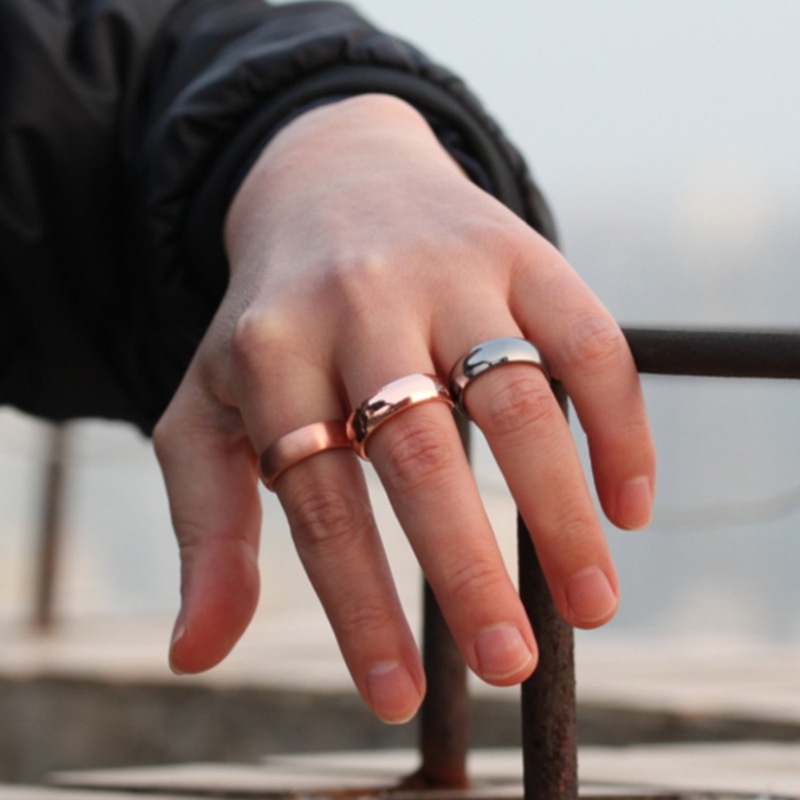 Fashion Penurunan Berat Badan Terbuka Populer Cincin Pelangsing Jari Cincin Wanita Halus Tipis Sederhana Magnet Untuk Wanita Dan Pria Adjustable Jewelry Ring