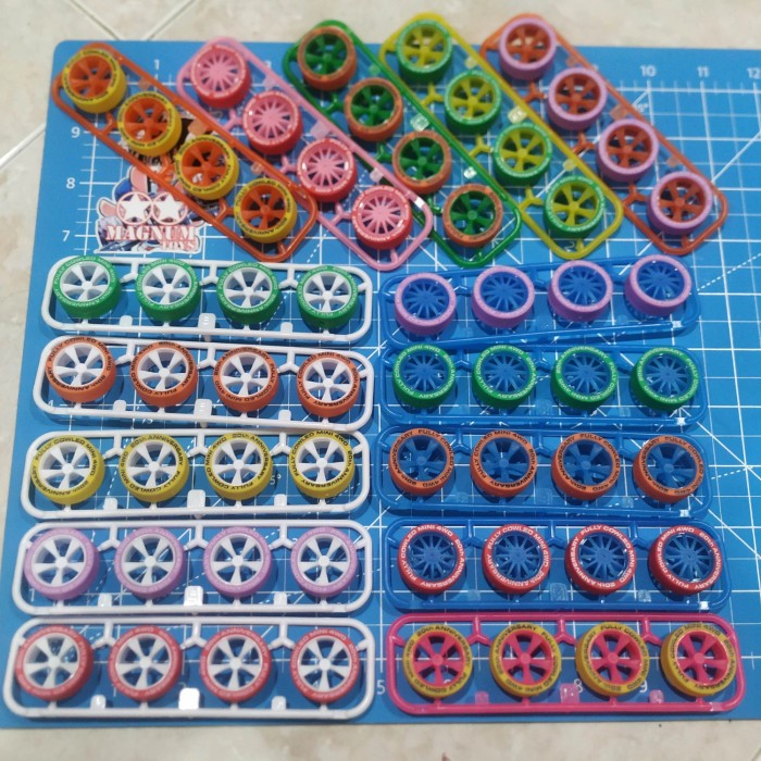 velg medium + ban warna lettering rep tamiya