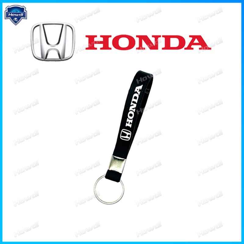 Gantungan Kunci Mobil / Motor Bahan Silikon Dengan logo Honda