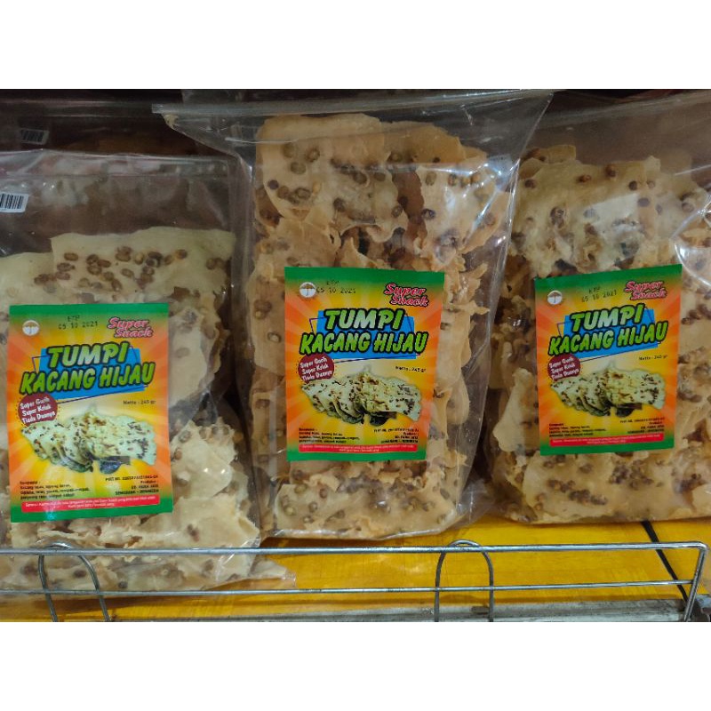 

Tumpi kacang hijau super snack 245 gram keripik kerupuk oleh oleh magelang jogja temanggung wonosobo