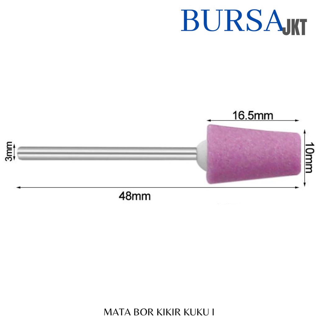 MATA BOR KIKIR KUKU ELEKTRIK MANICURE NAIL ART CUTTER POLISHING BUFFER FILES DRILL BIT ACCESSORIES I