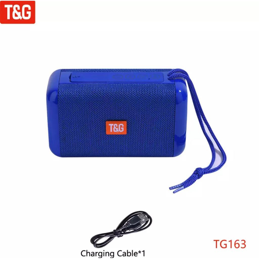 Speaker Bluetooth JBL TG163 PORTABLE Wireless Speker T&amp;G TG-163 STEREO SUPER BASS