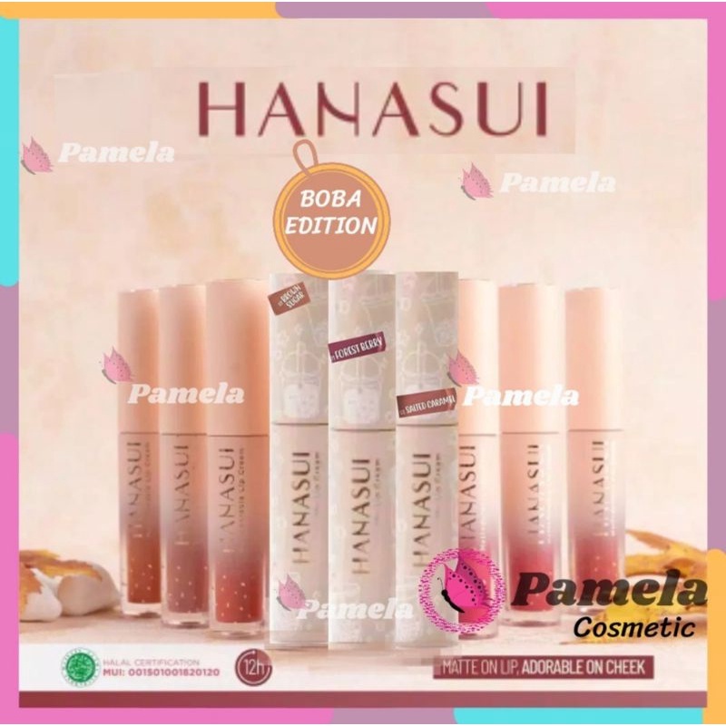 ❤ PAMELA ❤ Hanasui Mattedorable Lipcream ||lip tint|lip stain| Lipcream Hanasui | Lipstik Hanasui Lip Tint hanasui | Lip Stain hanasui|