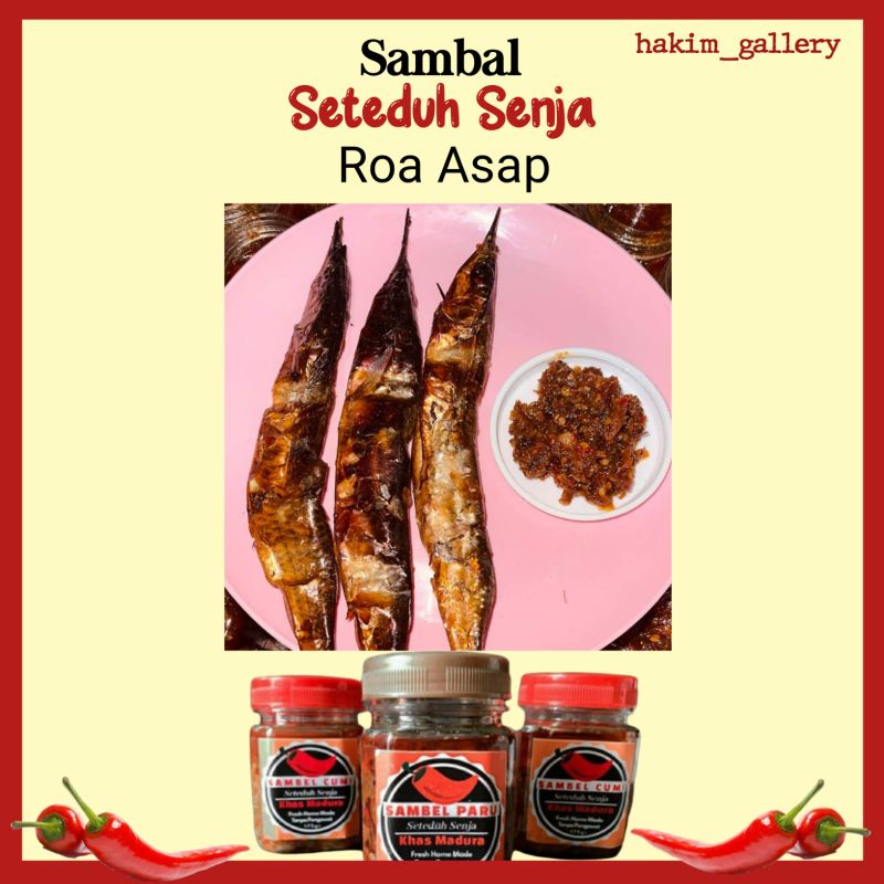 

Sambal Roa Seteduh Senja Sambel Ikan Asap Lezat Enak 175gr