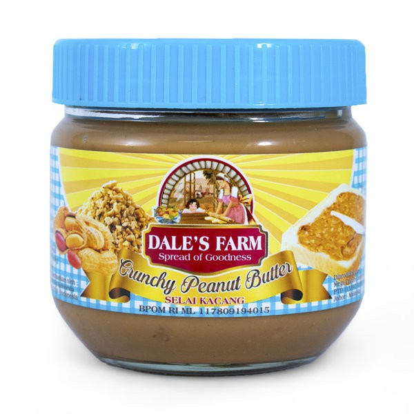 

DALES FARM Crunchy Peanut Butter Spread 250gr - Selai Kacang Gurih