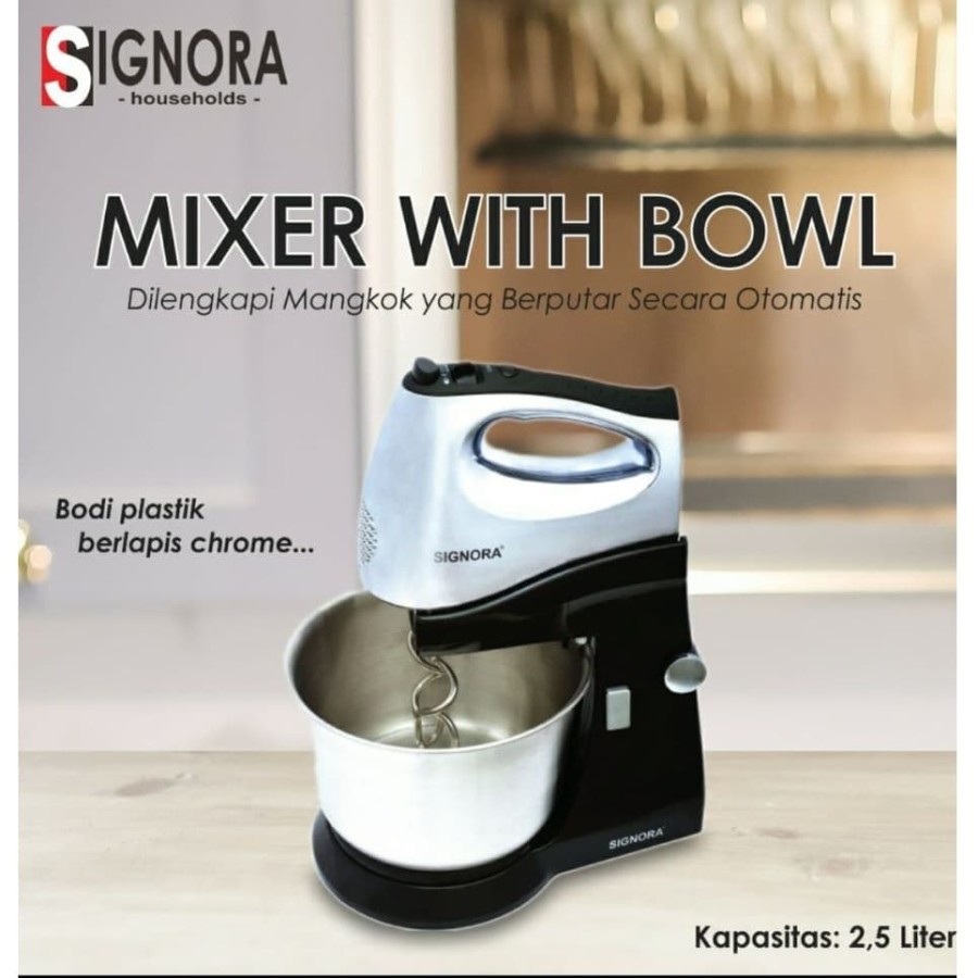 Signora Mixer With Bowl + Free Kategori 4