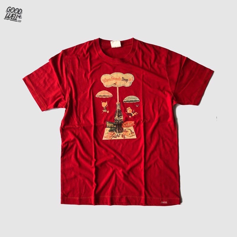 Baju / T-Shirt / Kaos WHO.A.U x Coca Cola Bekas Second Original
