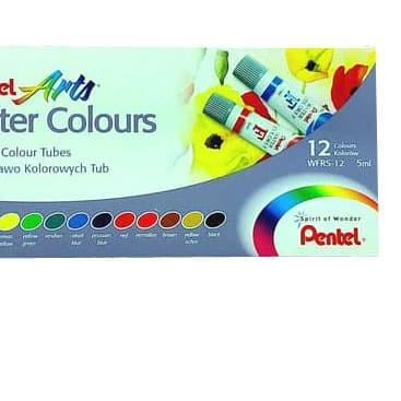 

● PENTEL ARTS WATER COLOURS 12 / PENTEL CAT AIR 12 WARNA ❊