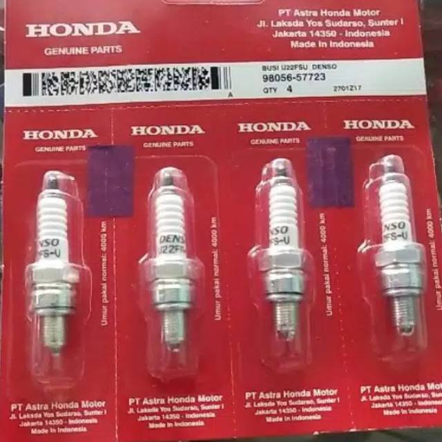 KDM_24 Busi Denso U22 busi U22 grand supra supra fit revo legenda mio mio j mio m3 mio soul jupiter vegaFSU