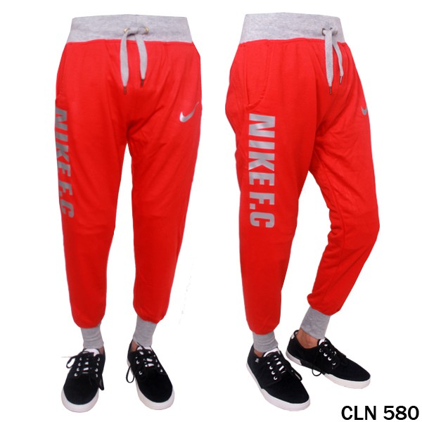 Jogger Pants Pria Baby Terry Merah – CLN 580
