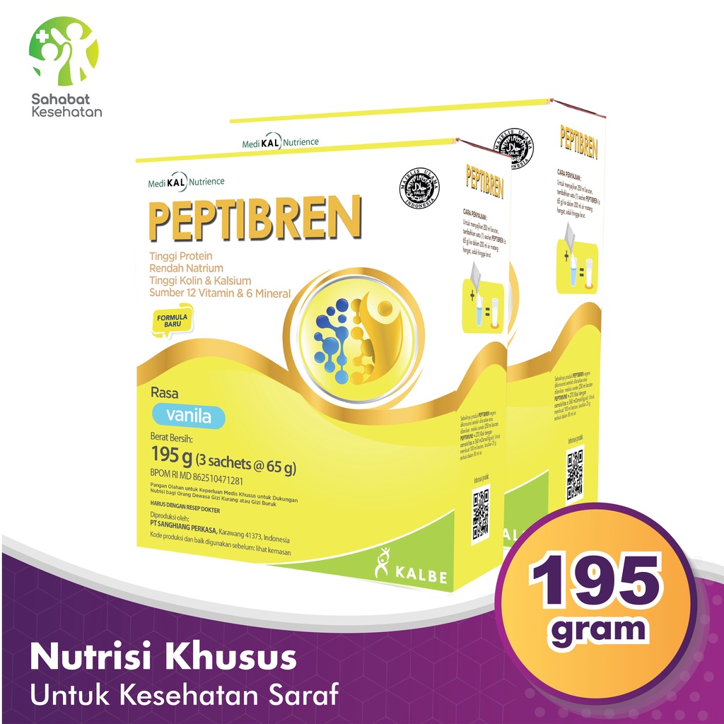 

Bundle 2 Box Peptibren - Nutrisi Kesehatan Saraf