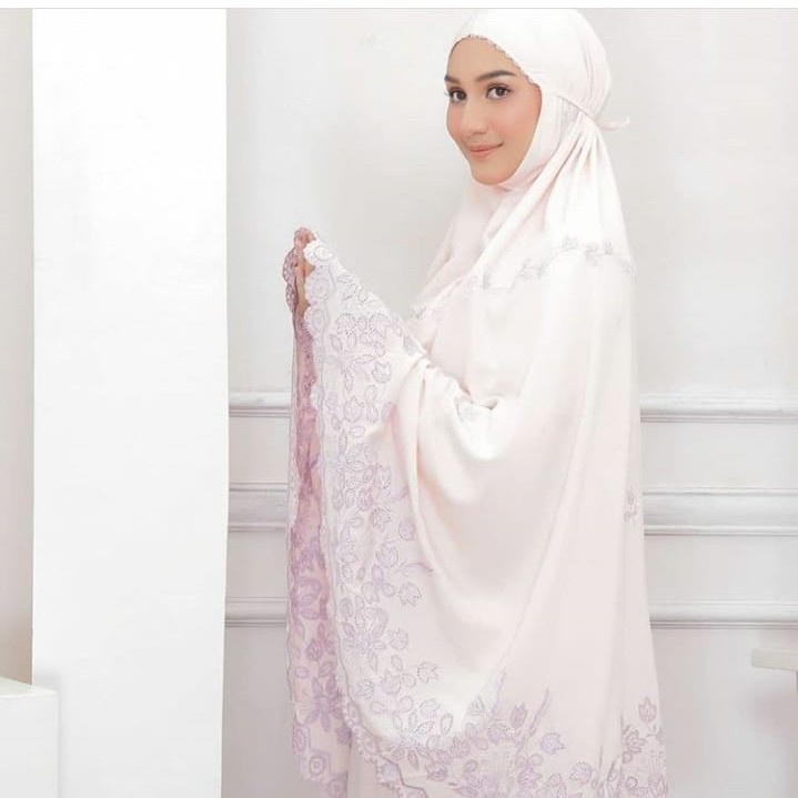 Mukena Siti Khadijah Premium Baby Silk Elegan Tabu Diamond