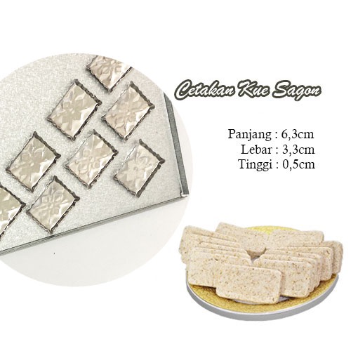 Cetakan Kue Sagon Bakar Kelapa Bakar - Cetakan Kue Kering