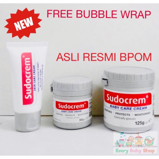 Sudocrem Baby Care Cream 10 / 30 / 60 / 125 gr - Sudocream 60gr 125gr From Mothercare ASLI ada BPOM