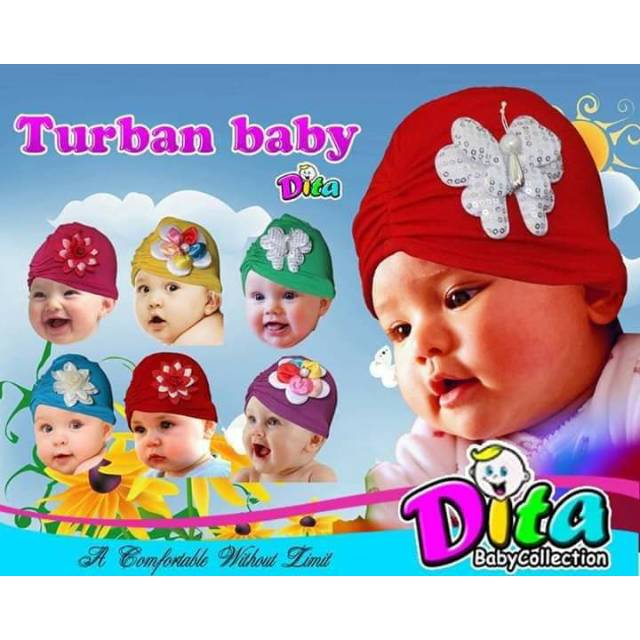 Topi Turban Bayi Ciput Turban Anak/  Turban Bayi