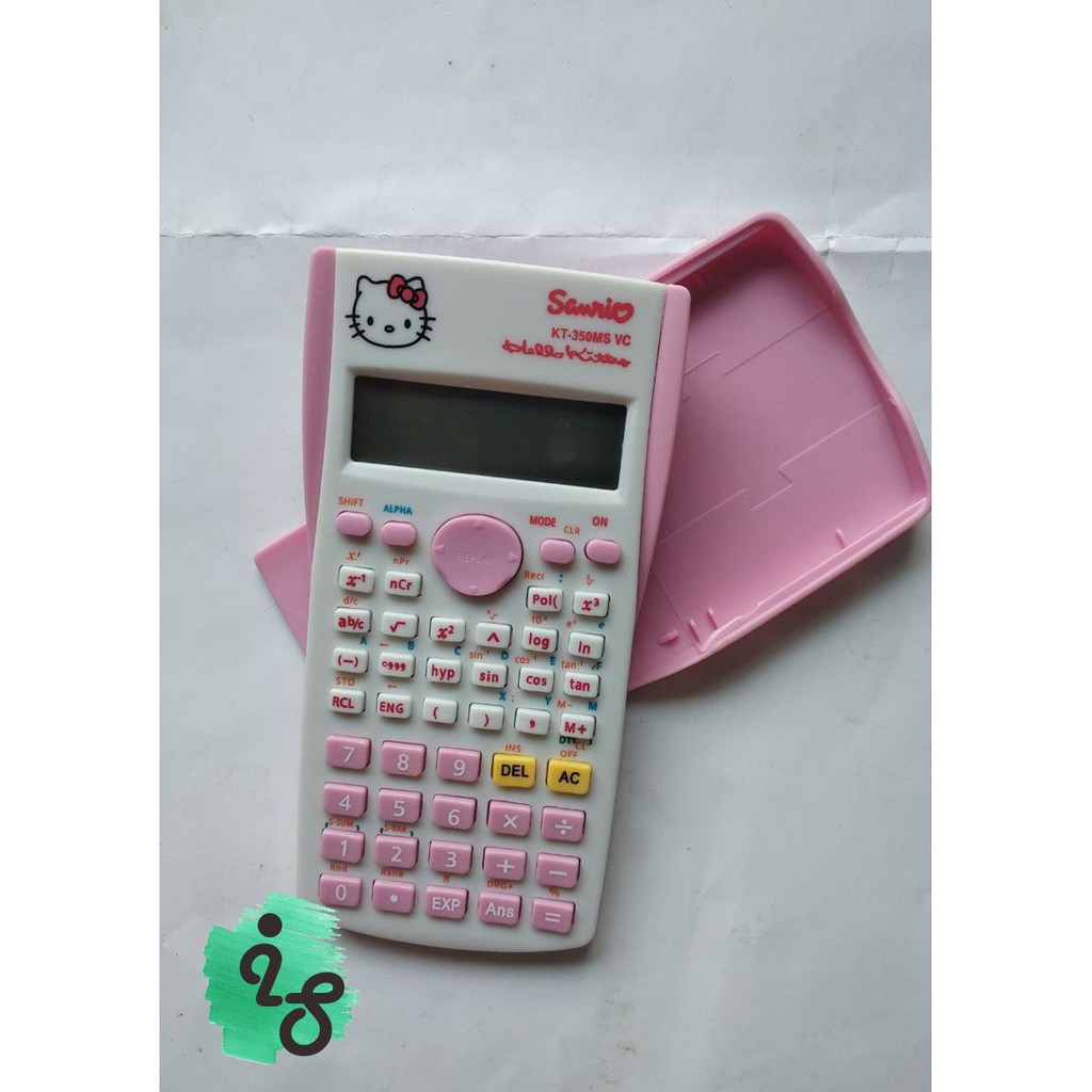 Kalkulator hello kitty pink scientic sin cos