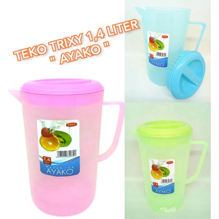 TEKO ESKAN TRIXY AYAKO SUNRISE 1,5 LITER WATER JUG TEKO AIR MINUM MURAH TEKO TINGGI RESTAURANT RUMAH MAKAN TEKO RUANG KERJA