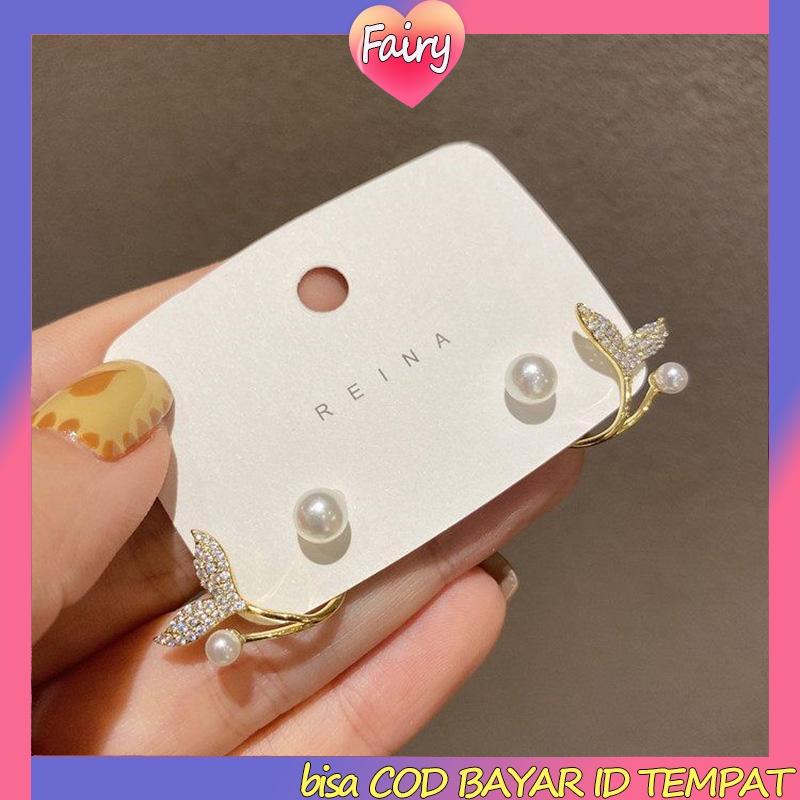 COD✨2022 Baru Anting 925 Perak Korea Anting Wanita Berlian Anting Tusuk Aksesoris Fashion Murah Earrings Jewelry Fashion Untuk Wanita  F