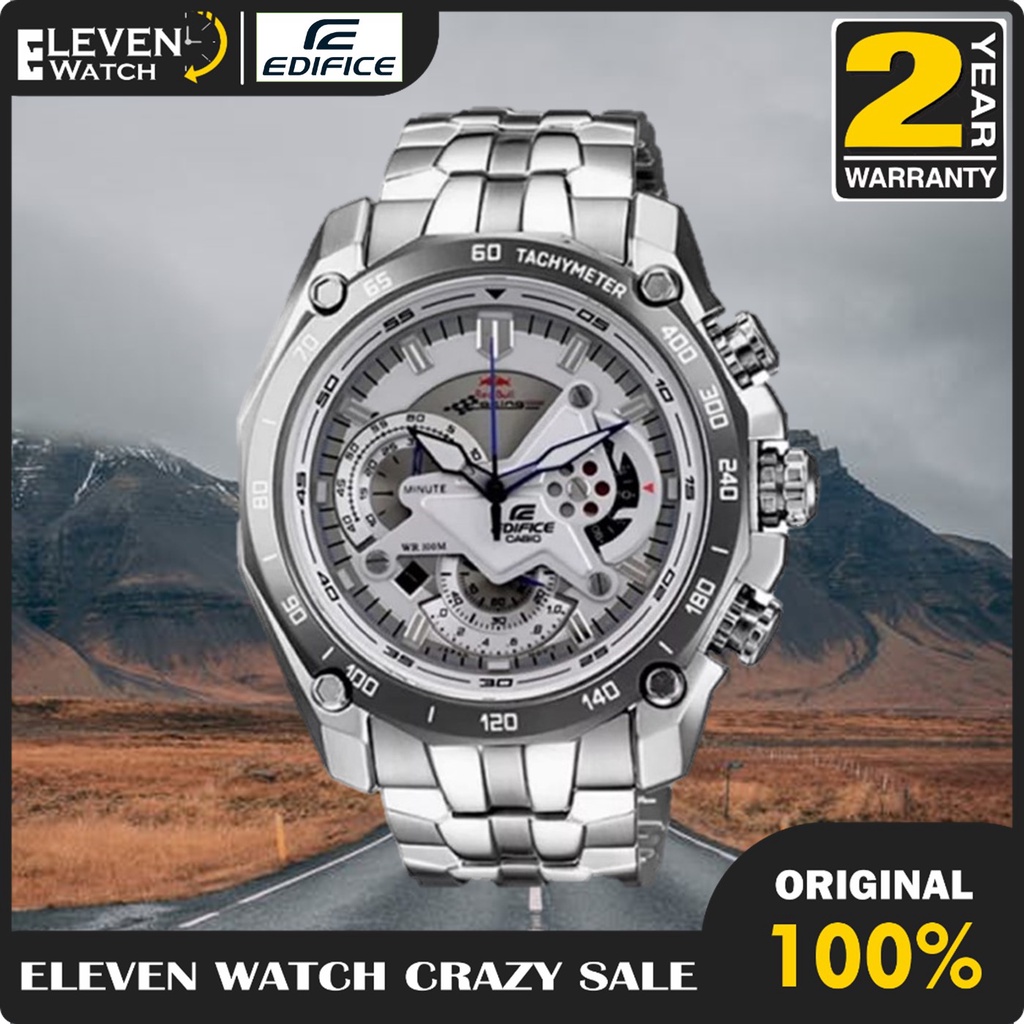 JAM TANGAN EDIFICE PRIA EF-550RBSP-7AV / EF550RBSP-7AV  GARANSI 2 TH