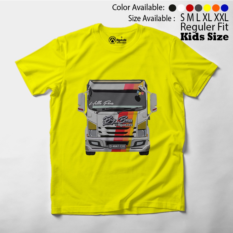 Baju Anak / Kaos Atasan Anak / Kids T Shirt Big Boss Truck Elite