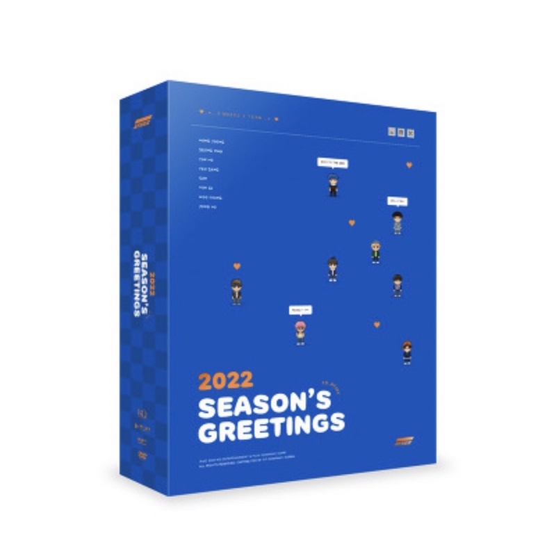 Sharing Ateez Seasons Greetings 2022 SG season's greeting season