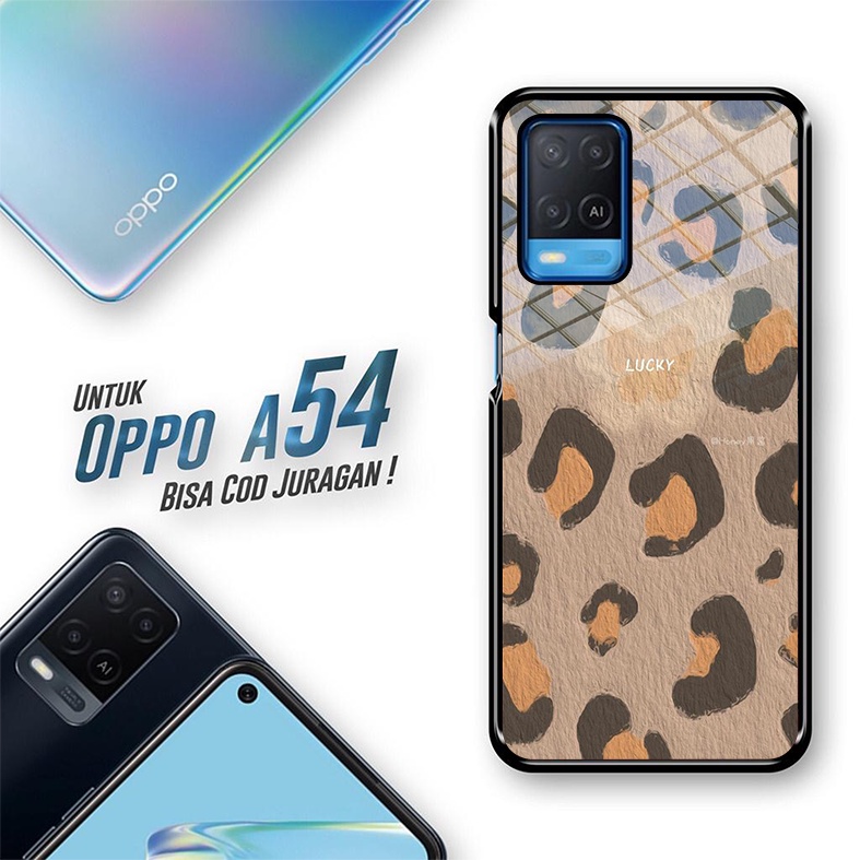 RJS Case - Case LEOPARD Oppo A54 - Case Terlaris - Case Termurah - Case Glossy - Casing Hp - Case Te