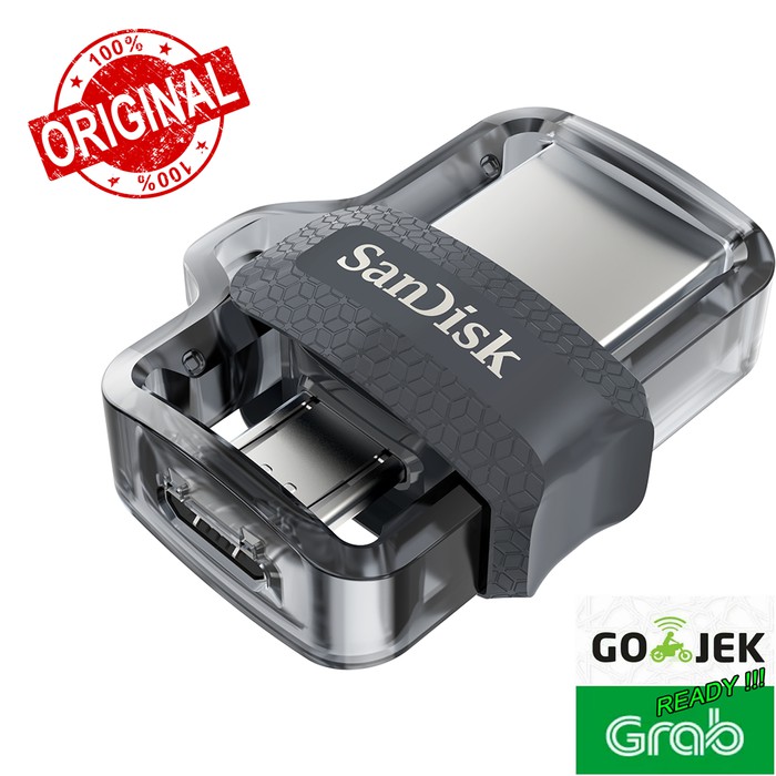 Flashdisk Sandisk OTG Ultra Dual Drive m3.0 16GB Resmi Original