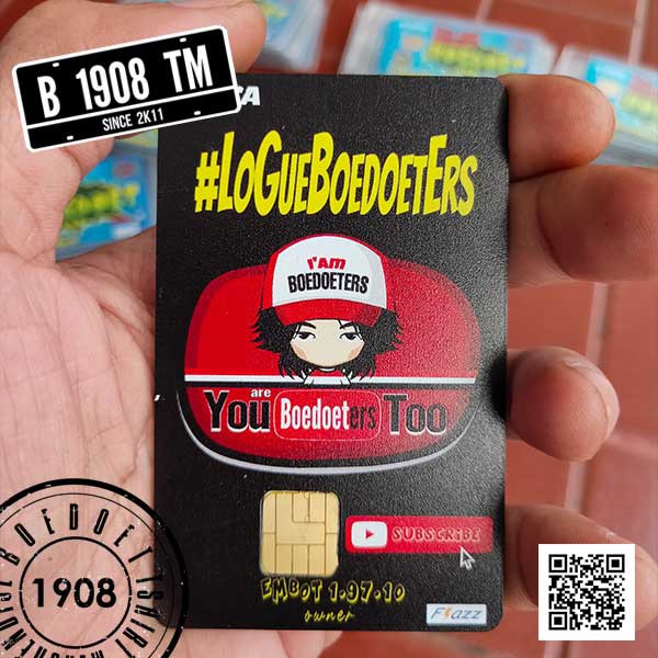 E TOLL CARD CUSTOM BOEDOET