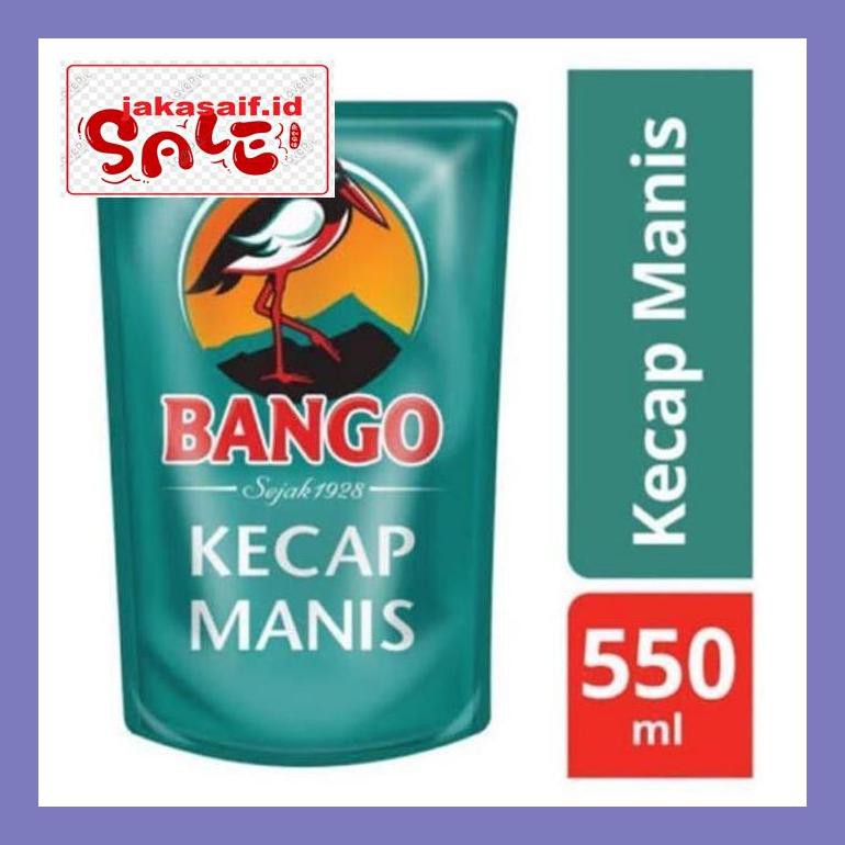 

504Sbu Kecap Manis Bango Refil 550 Ml Bud0Mb