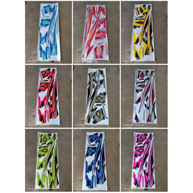 (COD) STRIPING JUPITER Z BURHAN LAMA VARIASI