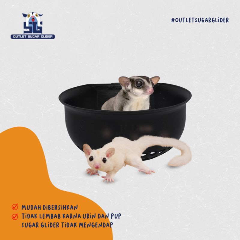 Sleeping pouch / Tempat Tidur/ Batok Plastik Sugar Glider