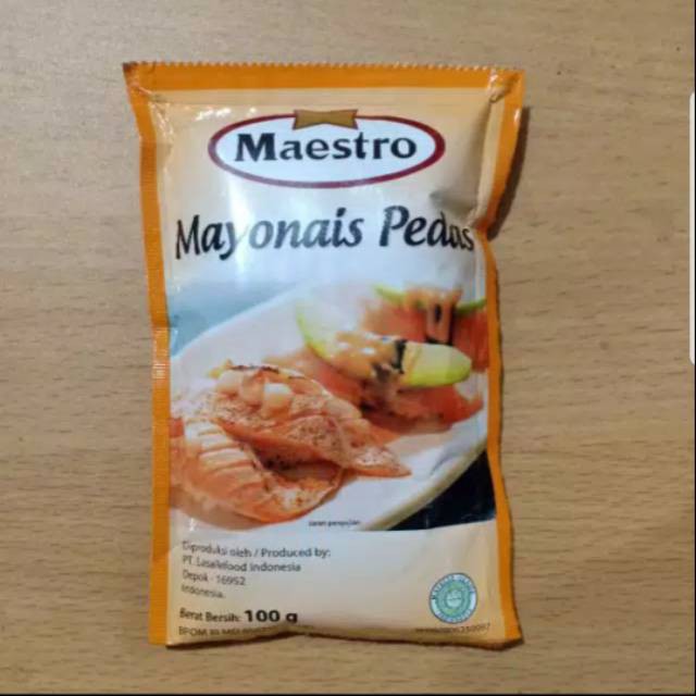 Maestro Mayonnaise Pedas Sachet 100g