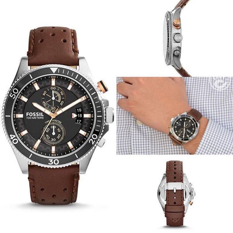 Jam Tangan Pria CH2944 CH 2944 Kulit Stainless