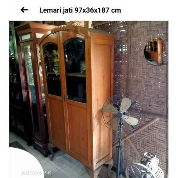 Lemari Lawasan Jati Antik