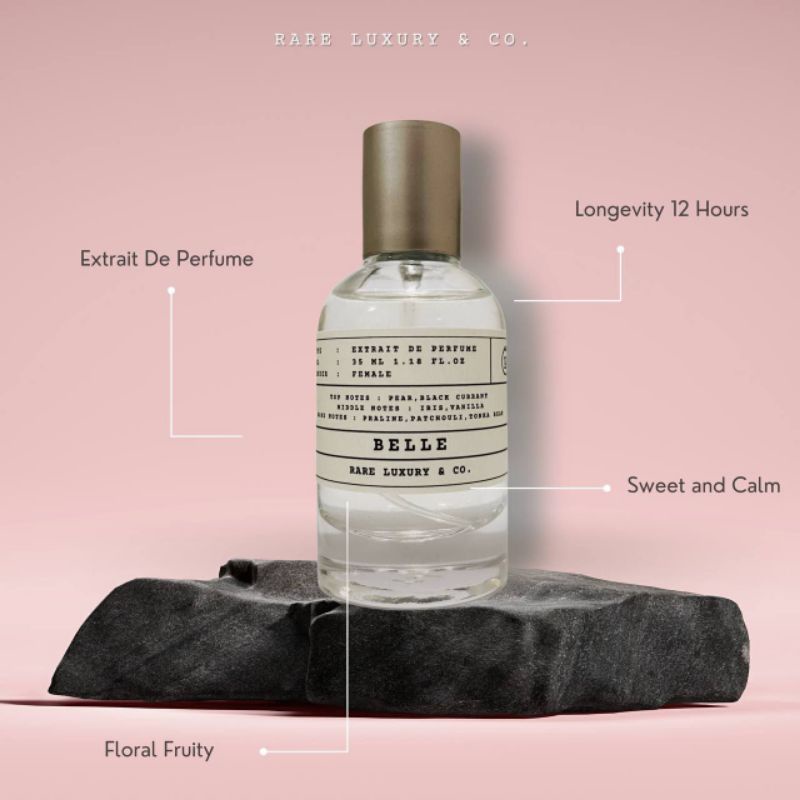 BELLE 35ml FLORAL FRUITY RARE PARFUM Luxury&co