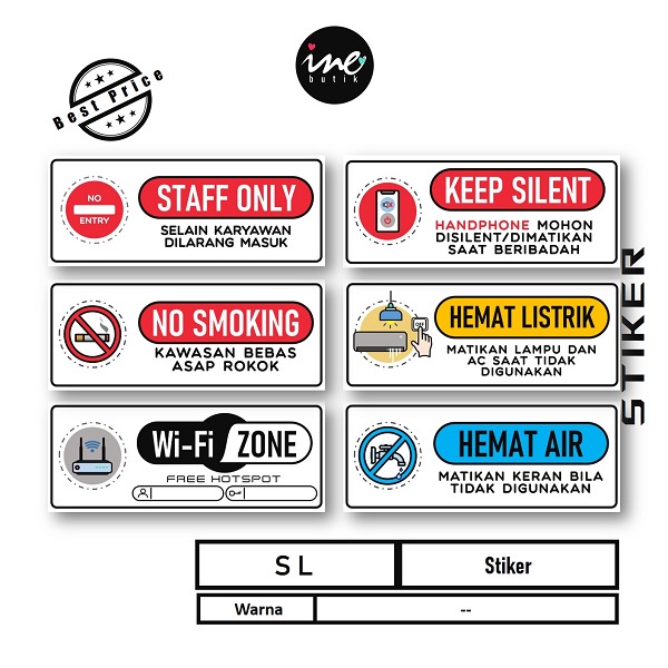 

STIKER HIMBAUAN PERINGATAN | STIKER NO SMOKING | STIKER HEMAT LISTRIK | STIKER HEMAT AIR | STIKER VYNIL TAHAN AIR