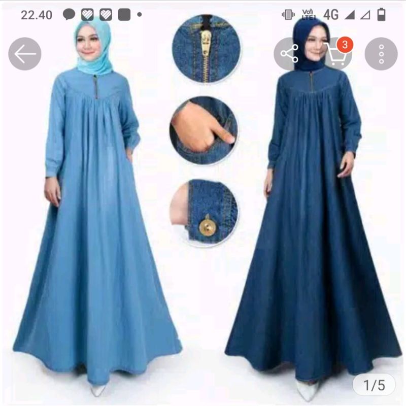 DRESS AMBI JEANS TERLARIS//DRESS JEANS KEKINIAN//DRESS AMBI WANITA//DRESS JEANS IMPORT//JUMBO