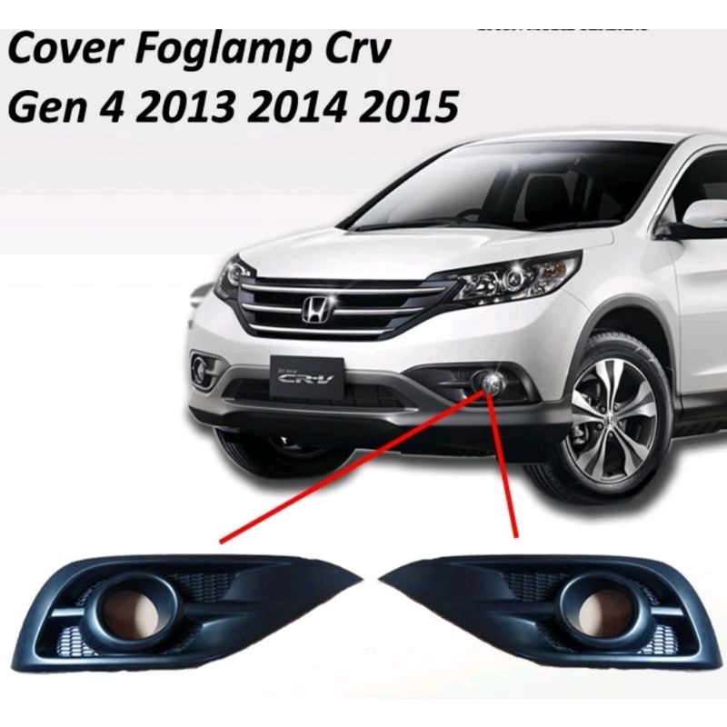 COVER TUTUP RING FOGLAMP FOG LAMP HONDA CRV C-RV GEN 4 2013 2014 2015 ORI