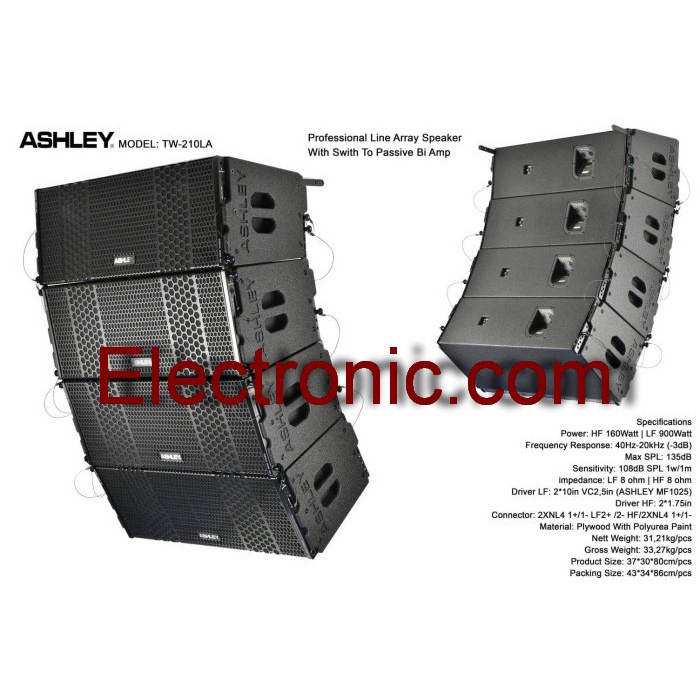 speaker ashley line array TW210LA TW 210LA TW210 LA ORIGINAL