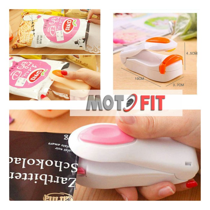 BAROKAH GAMIS Sealing Portable Heat Machine Seal Packing Alat Perekat Plastik mini