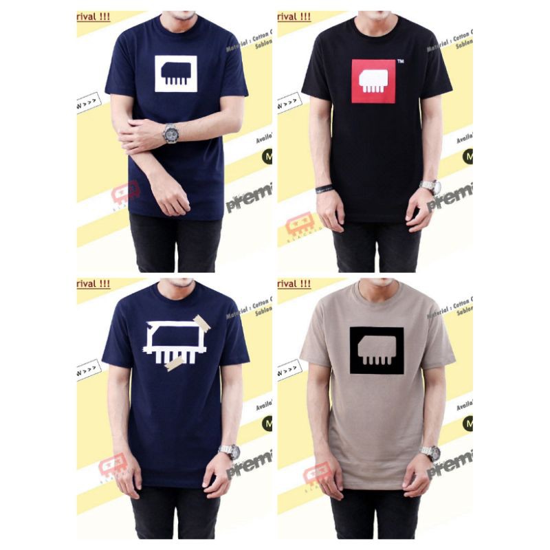 Kaos Distro Black ID Kaos Pria Wanita Kaos Premium Termurah